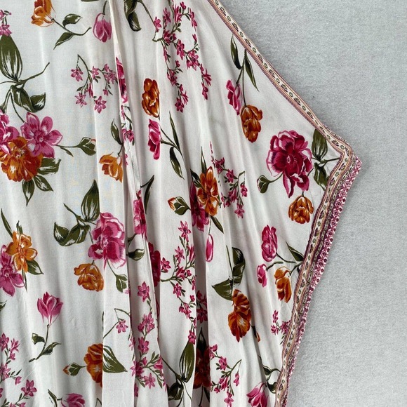 Japna Floral Kimono Caftan Kaftan Robe Shirt Loungewear Womens One‎ Size - Picture 4 of 12